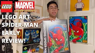 LEGO Art: The Amazing Spider-Man Review!