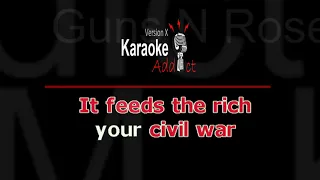 CIVIL WAR - GUNS N' ROSES (Karaoke cover)