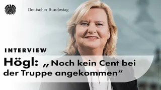 Högl: Noch kein Cent des Sondervermögens bei der Truppe angekommen | Wehrbericht 2023