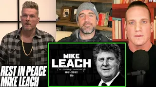 Pat McAfee, Aaron Rodgers, & AJ Hawk React To Passing Of Legendary Coach Mike Leach