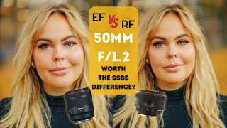 RF vs EF 50mm f/1.2 Lens Comparison for Portrait Photography