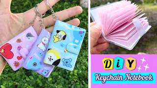 BTS keychain 💜 easy craft ideas / how to make/ paper craft / handmade / art and craft / girl crafts