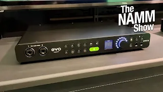 The Audient Evo 16 at NAMM 2022