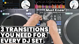 3 DJ Transitions to IMPRESS Any Crowd | Step-by-Step Breakdown
