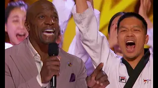 World Taekwondo gets Terry's Golden Buzzer with their Incredible Act - America's Got Talent 2021!!