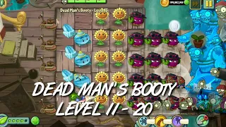 Plants vs Zombies 2 - Pirate Seas | Endless Zone All Max Level Plants Test Level 11 - 20