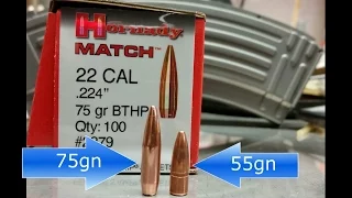 Tikka T3 Varmint 223 shooting steel at 415 yards. Hornady 75g bthp