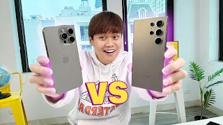 SO SÁNH iPHONE 15 PRO MAX VS GALAXY S24 ULTRA: HƠN 30 TRIỆU MÁY NÀO XỊN HƠN???