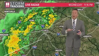 Rain to stick around metro Atlanta in coming days | Full timeline