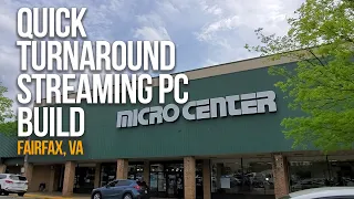 CAN WE BUILD A LIVE STREAMING PC IN ONE DAY? | Quick Turnaround PC Build | Micro Center Fairfax, VA