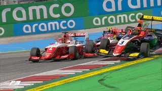 Zane Maloney AIRBORNE Crash - 2022 Formula 3 Austria Sprint Race