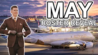 Etihad Crew ROSTER REVEAL | Got My US Visa... May 2024