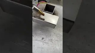 Stainless steel square pipe welding