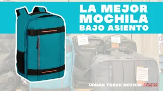 ✅ LA MEJOR MOCHILA BAJO ASIENTO | ✈️ American Tourister Urban Track 🏔 | Bolsos Palacio