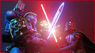 Darth Vader Vs Space Marine | ANIMATED