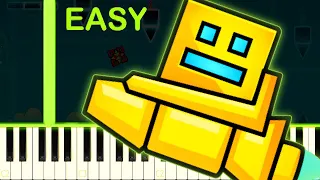 xStep | GEOMETRY DASH LEVEL 10 - EASY Piano Tutorial