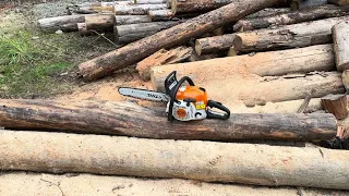 Stihl MS 211 talk, and my firewood progress