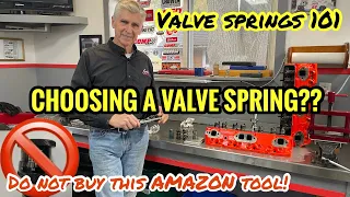 Do you have the right Valve Springs??? How to select and install valve springs. Amazon Tool Review