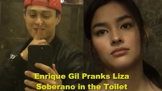 Enrique Gil Pranks Liza Soberano in the Toilet