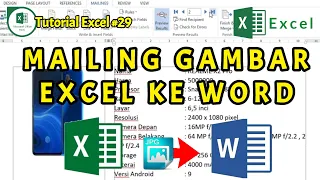 Cara Mail Merge Foto Dari Excel Ke Word