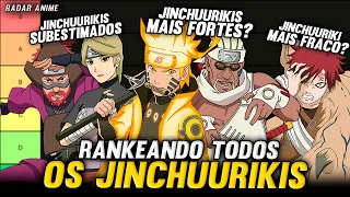 TIER LIST DOS MELHORES E PIORES JINCHUURIKIS DE NARUTO