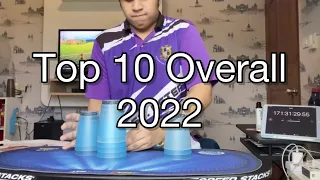 Sport Stacking - Top 10 Overall 2022