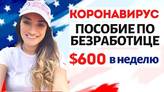 Сovid 19 Пособие по безработице в США $600 в неделю | UNEMPLOYMENT для самозанятых | БИЗНЕС АМЕРИКА