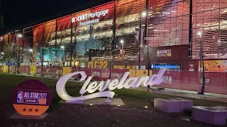 🏀 Downtown Cleveland LIVE Evening Walk for NBA All Star Game ⭐️ (February 20, 2022)