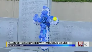 Local Law Enforcement Holds Memorial for Madison County Fallen Officers | June 1, 2023 | News 19 at