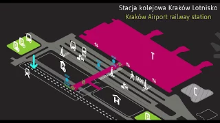 Ścieżka pasażera w Kraków Airport /  Learn how to navigate the new Kraków Airport terminal
