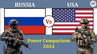 Russia Vs USA Military Power Comparison | USA Vs Russia Military Strength Comparison 2024