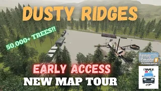 "Dusty Ridges" EARLY ACCESS New Mod Map Tour in Farming Simulator 19