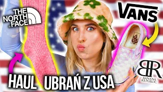 HAUL ubrania i akcesoria z USA! 🇺🇸North Face, Vans, Uggs, Urban Outfiters | Agnieszka Grzelak Vlog