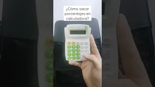 ¿Cómo sacar porcentajes en una calculadora? 👉🏻%