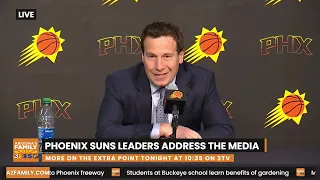 LIVE: Phoenix Suns owner gives update on season ending