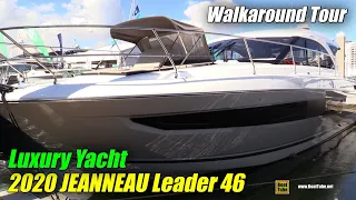 2020 Jeanneau Leader 46 Motor Yacht - Walkaround Tour - 2019 Fort Lauderdale Boat Show