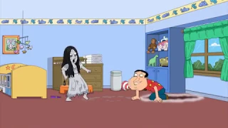 Family Guy - Quagmire chases the 'The Ring' girl