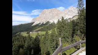 Von Ehrwald über Seebenalm-Gaistal-Leutaschal nach Mittenwald 9.10.2020