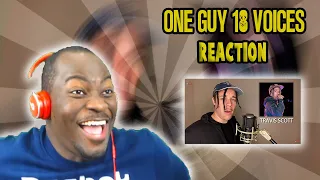 ONE GUY, 18 VOICES! POST MALONE , BRITNEY MICHAEL JACKSON AND MORE (REACTION)