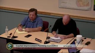 Capital Improvement Planning Committee 9/15/22