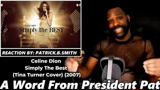 Celine Dion - Simply The Best (Tina Turner Cover) (2007) - REACTION VIDEO