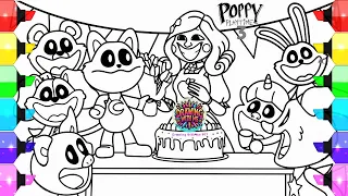 🌈 How to draw POPPY PLAYTIME/ HAPPY BIRTHDAY MS DELIGHT  new coloring book | NCS