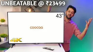 Best 43 inch 4K TV Under 25000 | Coocaa 43S6G Pro Review | Coocaa 4K Tv Review