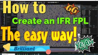 Basic Flight Plan * IFR/VFR * w/Airways! Using Little NavMap Tips & Tricks! Star, Sid, Approach