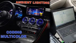 View Everyone! Activation Multicolor Ambient Lighting & Mercedes DoIP Head Unit Update Using VXDiag