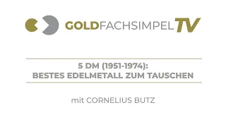 5 DM (1951-1974)-Bestes Edelmetall zum Tauschen