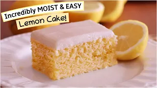 Melt In Your Mouth Lemon Cake Recipe! 🍋