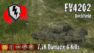 FV4202  |  7,1K Damage 6 Kills  |  WoT Blitz Replays