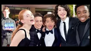 Stranger Things cast at the Golden Globe Awards 2018