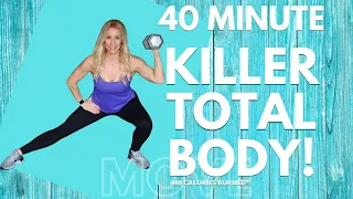 40 MINUTE KILLER TOTAL BODY | 10 Reps of EVERYTHING! | Tracy Steen